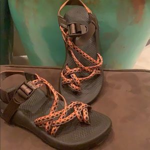 Chaco orange and brown